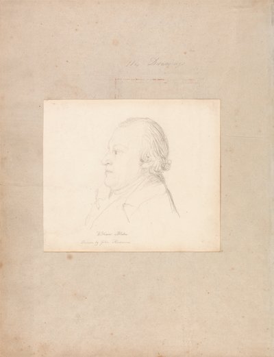 Portret van William Blake door John Flaxman